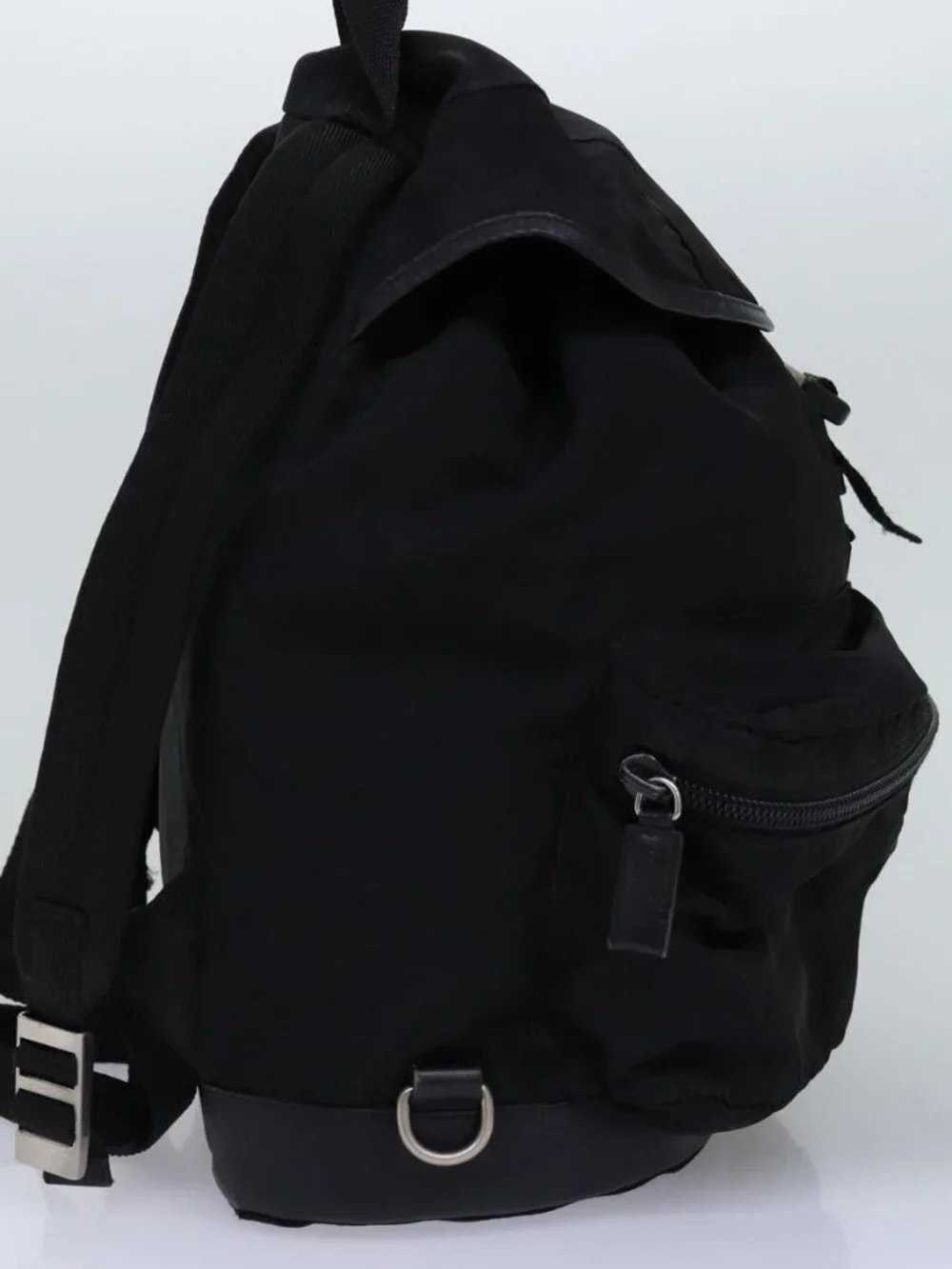 PRADA Backpack Nylon Black Auth 76576 - Picture 5 of 16